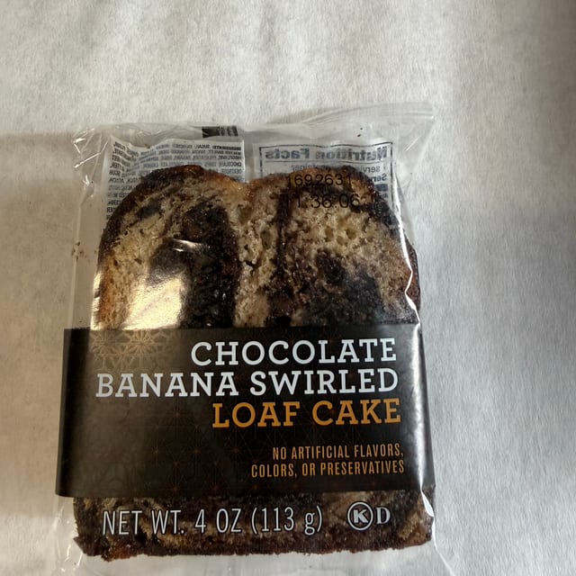 Chocolate Banana Swirl Cake.